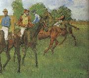 Edgar Degas The horse in the race oil painting